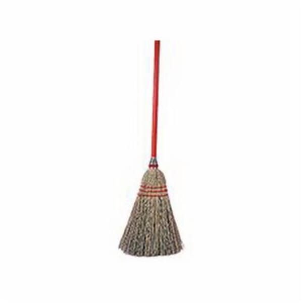 Vortec Pro 70300 Toy/Lobby Broom, 40 in OAL, 11 in L Trim, Gray Corn/Fiber Bristle