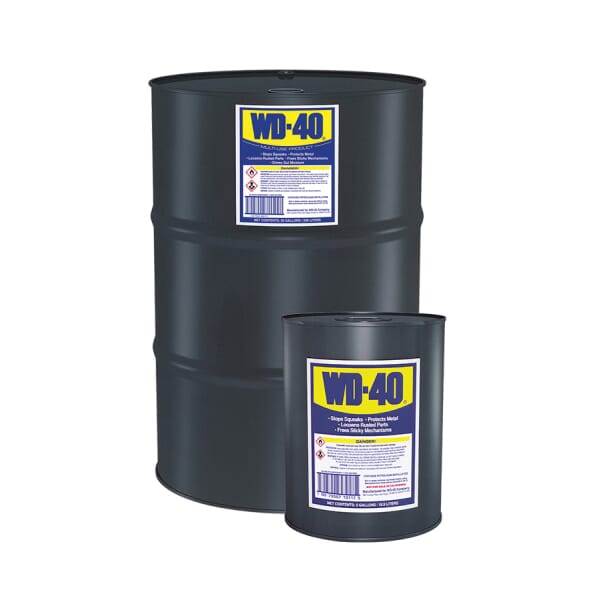 WD-40 49013 Multi-Use Lubricant, 55 gal Pail, Liquid Form, Light Amber, 0.8