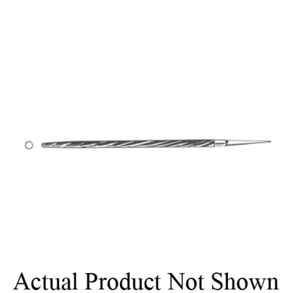 Warrensville 16016 Round File, 6 in L, Bastard Cut