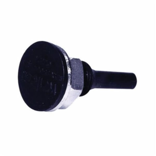 Polyflex 07724 Drive Arbor, 1/2 in Arbor Hole, 1/4 in Dia Shank, 3/4 in L Shaft, For Use With Polyflex 3 in Dia Wheel