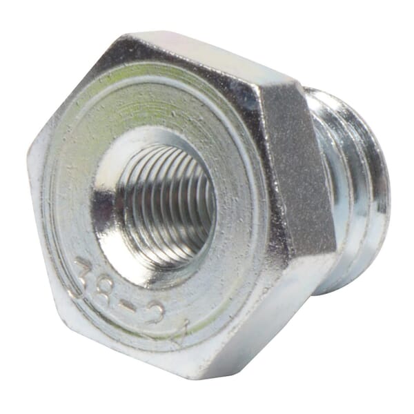 Weiler 07746 Threaded Arbor Adapter, 3/8-24 Dia Inside x 5/8-11 Dia Outside