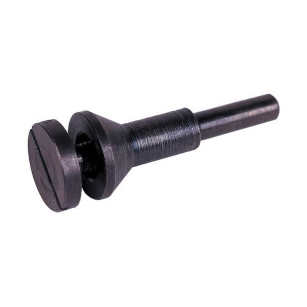 Weiler 07761 Unitized Wheel Mounting Mandrel, 1/4 in, 2 to 3 in Dia Wheel, 1/4 in Shank, For Use With 1/2 in THK Unitized Wheels