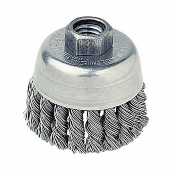 Value Collection - Cup Brush: 3″ Dia, 0.02″ Wire Dia, Brass