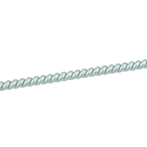 Weiler 21414 Industrial Grade Performance Line Maintenance Tube Brush, 3/8 in Dia x 2 in L, 8 in OAL, 0.004 in Dia Filament/Wire, Stainless Steel Fill