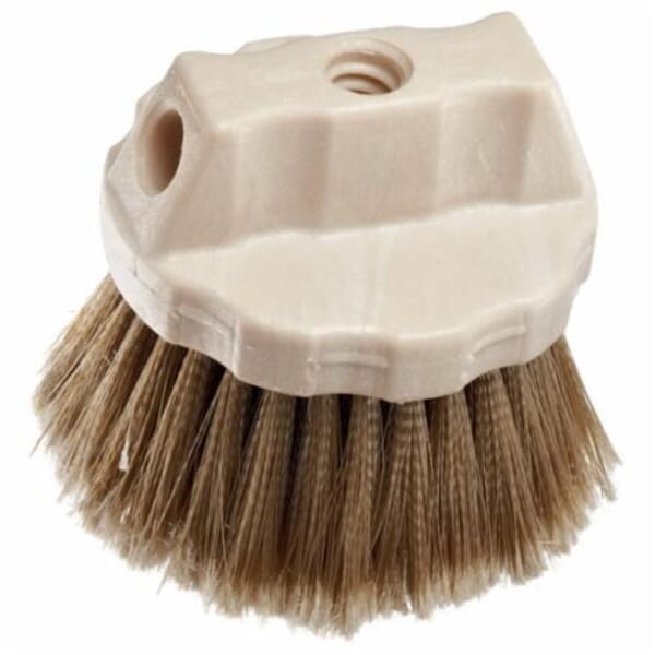 Weiler 25271 Round Window Brush, 4-1/2 in Brush, 4-1/2 in L Block, 4-1/2 in OAL, 2-1/2 in L Polystyrene Trim