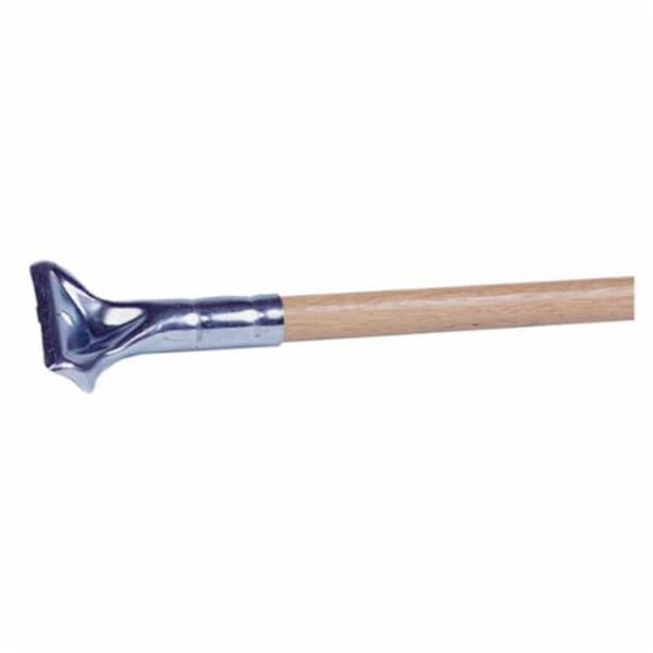 Weiler 25297 Bolt-On Tip Broom Handle, 15/16 in Dia x 60 in L, Hardwood