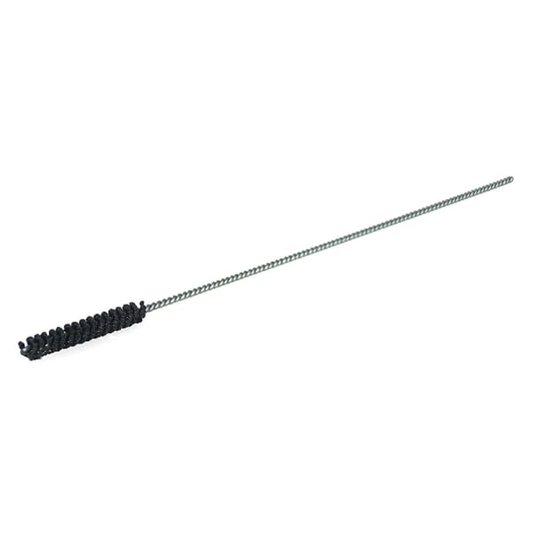 Weiler CrossFlex 34108 Flexible Cylinder Small Diameter Standard Duty Honing Brush, 3/16 in Dia Bore, 0.787 in L Abrasive, 6 in OAL, 180 Grit, Medium Grade