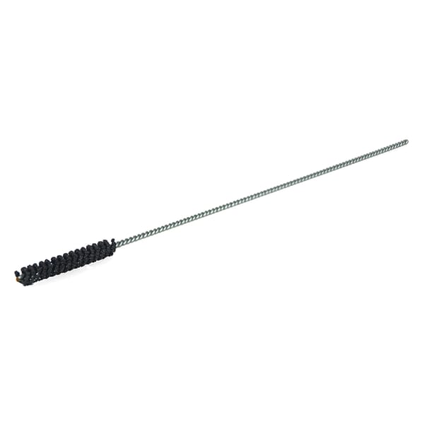 Weiler CrossFlex 34117 Flexible Cylinder Small Diameter Standard Duty Honing Brush, 5.5 mm Dia Bore, 1.575 in L Abrasive, 7-7/8 in OAL, 240 Grit, Fine Grade
