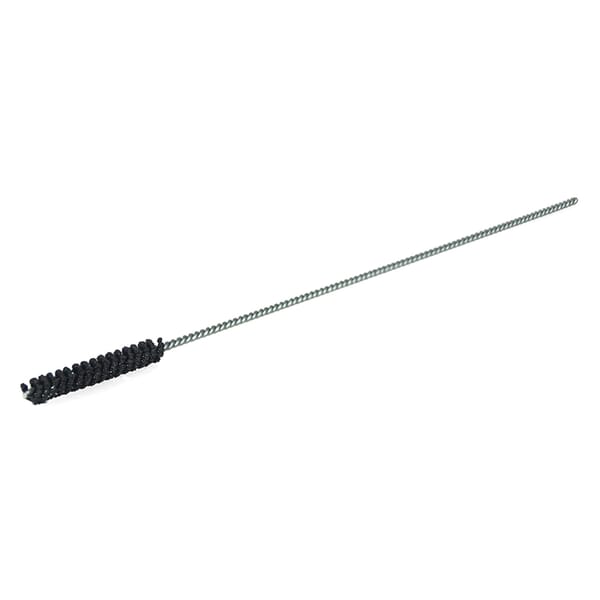 Weiler CrossFlex 34130 Flexible Cylinder Small Diameter Standard Duty Honing Brush, 7 mm Dia Bore, 1.969 in L Abrasive, 7-7/8 in OAL, 320 Grit, Extra Fine Grade