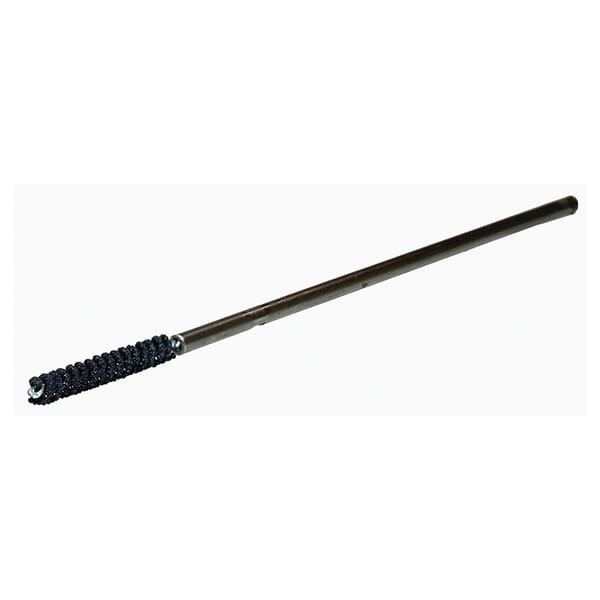 Weiler CrossFlex 34318 Small Diameter Standard Duty Honing Brush With Collet, 1/4 in Dia Bore, 1-1/2 in L Abrasive, 7-7/8 in OAL, 320 Grit, Very Fine Grade