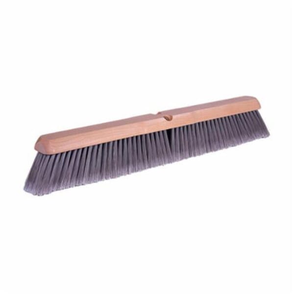 Weiler 42041 Fine Sweep Brush, 18 in Block, 18 in OAL, 3 in L Polystyrene Trim