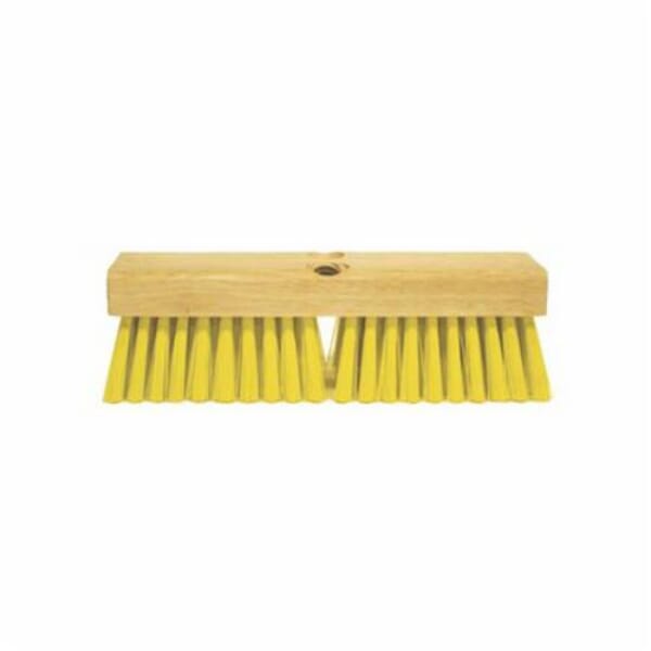 Weiler 42371 Scrub Brush, 10 in L Block, 10 in OAL, Recycled PET Trim