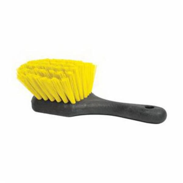 Weiler 42375 Utility Scrub Brush, 8 in L Block, Polyethylene Terephthalate Trim