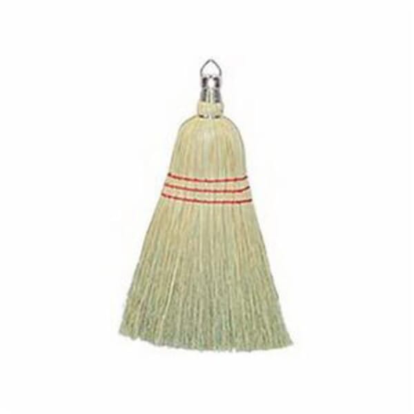 Weiler 44266 Whisk Broom, Corn Fiber Bristle, 8-1/2 in Sweep Face, 10 in L Trim, Fiber Handle