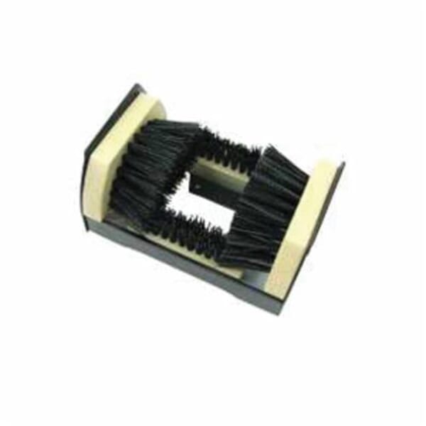 Weiler 44391 Boot Cleaning Brush, Black Nylon Bristle, Metal Frame
