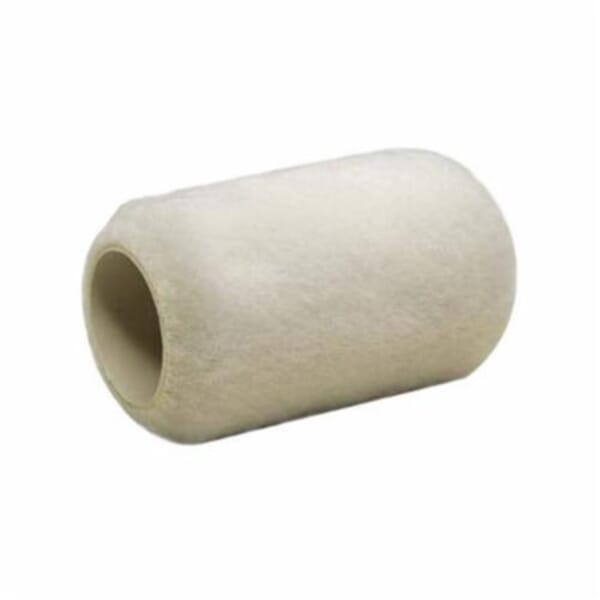 Weiler 49044 Industrial Grade Paint Roller Cover, 3/8 in Nap, 4 in L, Poly Blend, Semi-Smooth Surface