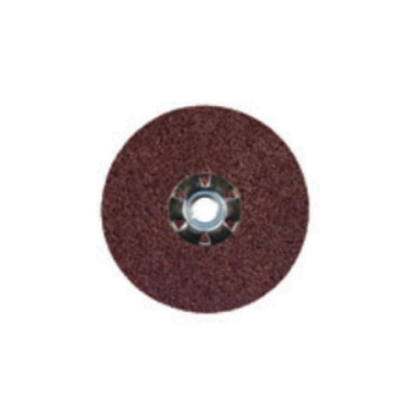 Weiler Wolverine 59979 Fast Cut Value Line Coated Abrasive Disc, 4-1/2 in Dia Disc, 5/8-11 UNC Center Hole, 120 Grit, Fine Grade, White Aluminum Oxide Abrasive, Threaded Attachment