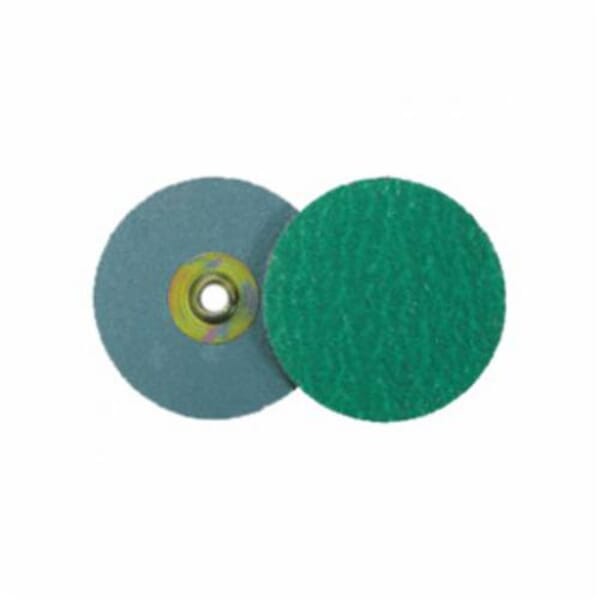 Weiler 60391 Blending Disc, 3 in Dia Disc, 36 Grit, Very Fine Grade, Zirconia Alumina Abrasive, Hub Attachment