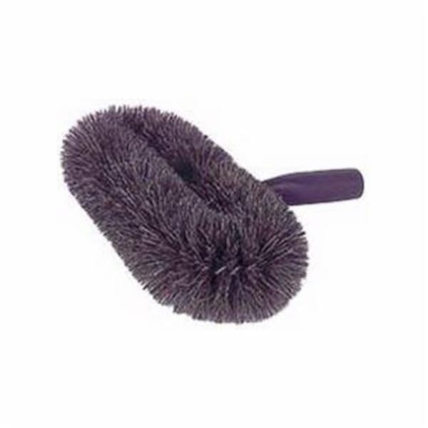 Weiler 71076 Wall Duster, 12 in L x 5 in W Block, 12 in OAL, 2-3/4 in L Horsehair Trim, Fine Bristle Firmness