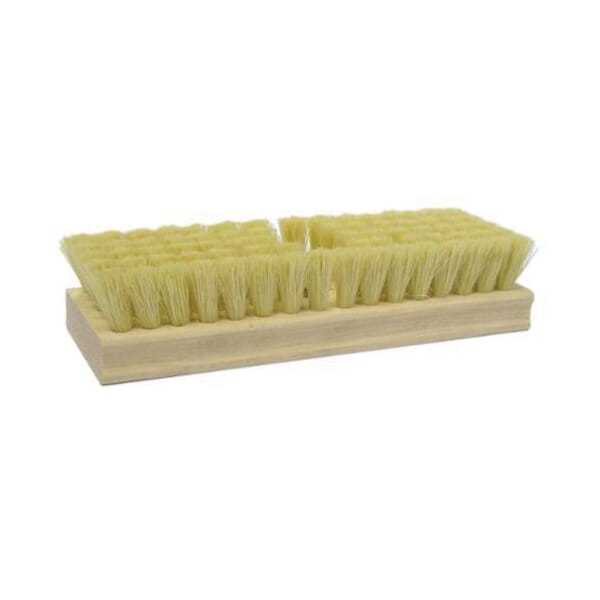Weiler 72058 Coarse Sweep Square End Scrub Brush, 8 in L Block, 8 in OAL, 1 in L Tampico Trim