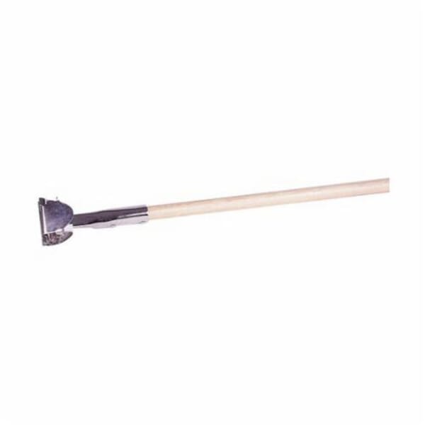 Weiler 75133 Heavy Duty Professional Grade Mop Handle, 60 in L, Wood, Clamp Connection