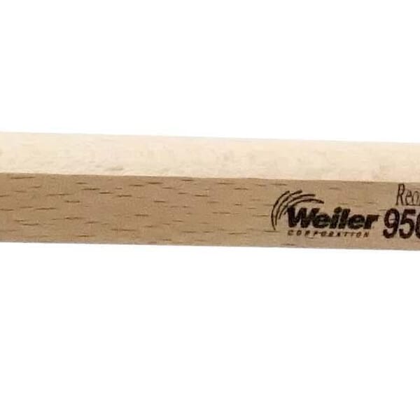 Weiler 95013 Small Handle Scratch Brush, 2-1/4 in Brush, 8-3/4 in L x 1/2 in W Block, 5/8 in L Stainless Steel Trim