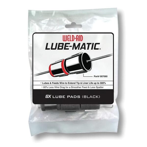 Weld-Aid 007060 LUBE-MATIC Pre-Treated Lube Pad, Black