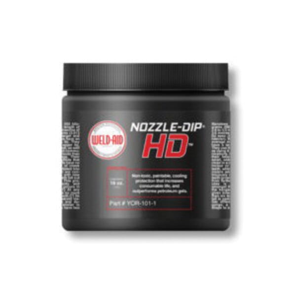 Weld-Aid 007094 NOZZLE-DIP HD Heavy Duty Anti-Spatter, 32 oz Jar, Gel Form, Clear Amber