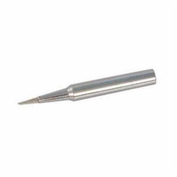 Weller ST5 ST Series Replacement Single Flat Sloped Soldering Tip, For Use With SP40L, SP40N Iron and WP25, WP30, WP35, WLC100 Tools, 19.05 mm L x 0.8 mm W, Copper, Chromium/Iron/Nickel Plated