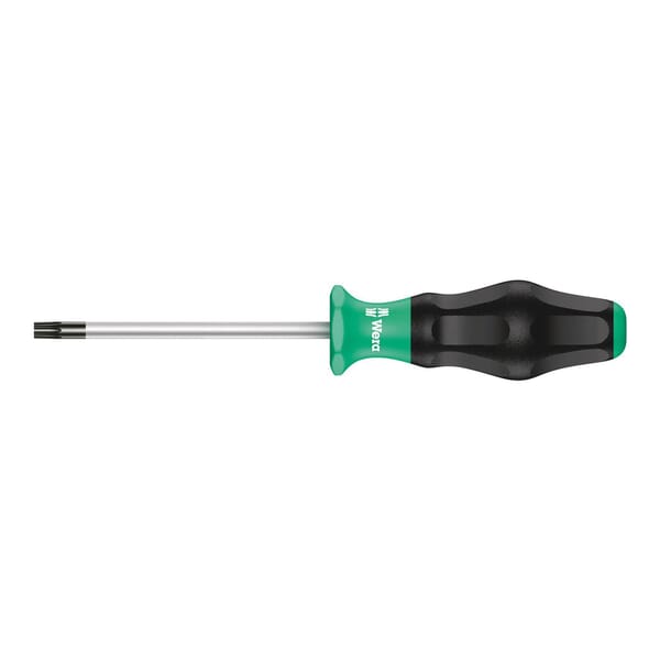 Wera 05031500001 1367 TORX Screwdriver, T5 Torx Point, Steel Shank, 141 mm OAL, Polished Chrome