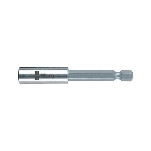 Wera 05053455001 899/4/1 Universal Bit Holder, 1/4 in Drive, Alloy Steel/Stainless Steel, 1/4 in Hex