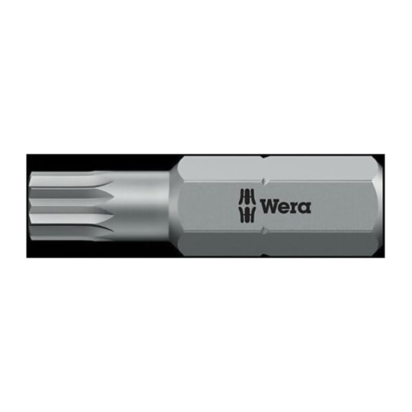 Wera 05066165001 860/1 XZN Vielzahn Metric Screwdriver Bit, M8 Multi-Point Point, 25 mm OAL