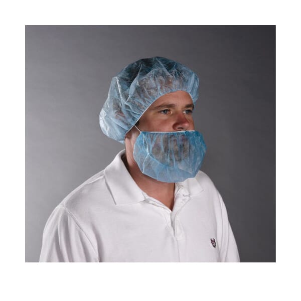 PIP UBC-1000B Beard Cover, Universal, Blue, Spunbond Polypropylene