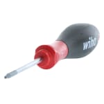 Wiha 36272 Round Blade Screwdriver With SoftFinish Handle, T9 Tip, 6.7 in OAL, Ergonomic/SoftFinish Cushion Grip Handle, Torx End