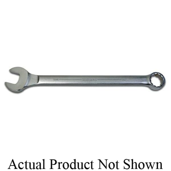 Williams JHW1192 SUPERCOMBO SUPERTORQUE Combination Wrench, 2-1/8 in, 12 Points, 26-3/8 in OAL, Satin Chrome