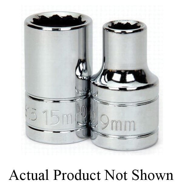 Williams 32613 SUPERTORQUE Socket, 1/2 in, 13 mm Shallow Length Socket