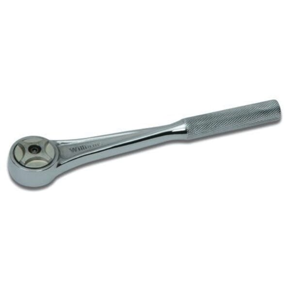 Williams JHWB-52A Hand Ratchet, 3/8 in Drive, Round Head, 7-5/8 in OAL, Alloy Steel, Polished Chrome