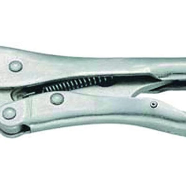 Williams JHW23303 1-Handed Lever Locking Plier, Screw Locking, Curved Jaw, Serrated Jaw Surface, 10 in OAL