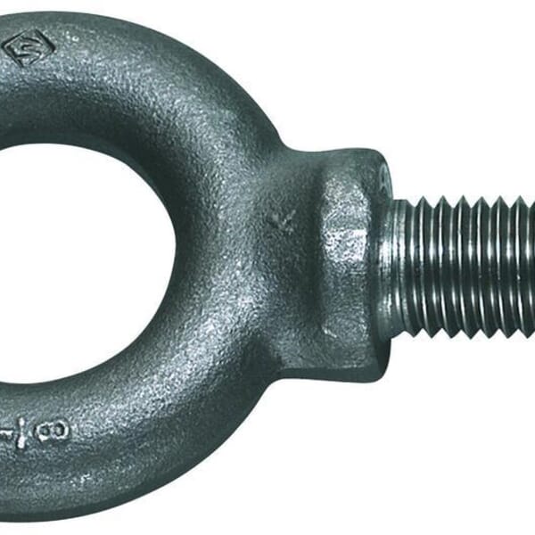 Williams JHWEB-34T Shoulder Pattern Eye Bolt, 1-1/4-6, 3-1/2 in L Shank, Forged Carbon Steel