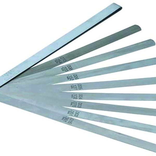 Williams JHWGS-4 Heavy Duty Piston Feeler Gauge Set, 8 Pieces, Carbon Steel