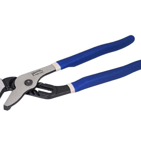 Williams JHWPL-1520C Utility Super Joint Plier, 5/16 in W Tip Jaw, Serrated Jaw Surface, 10 in OAL, No