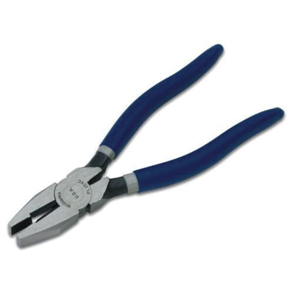 Williams PL-204C Industrial Grade Linemans Plier, 1/2 in L Jaw, Diamond Serrated Jaw Surface, 7 in OAL
