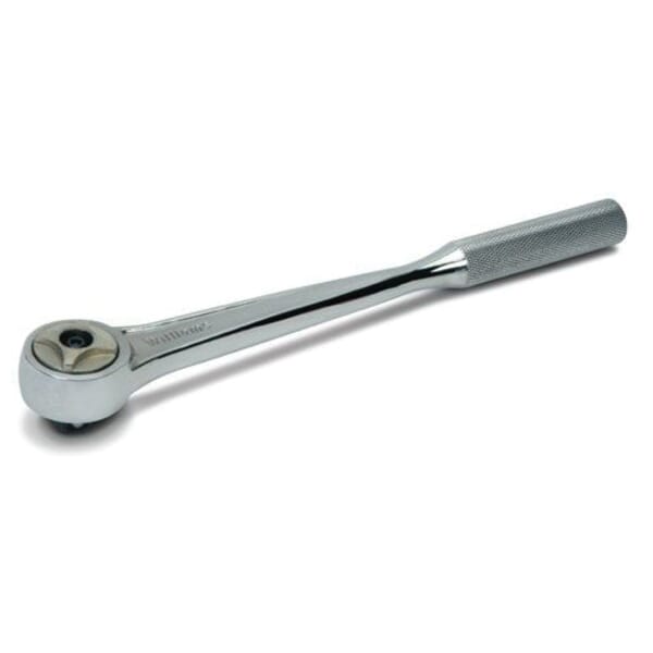 Williams JHWS-52A Hand Ratchet, 1/2 in Drive, Round Head, 11-5/16 in OAL, Alloy Steel, Polished Chrome