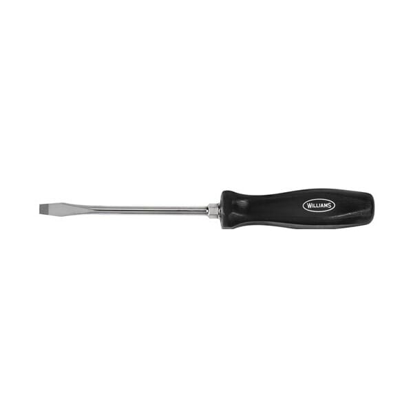 Williams JHWSDR-28 Screwdriver, 3/8 in Slotted, 12-11/16 in OAL, Polished Chrome