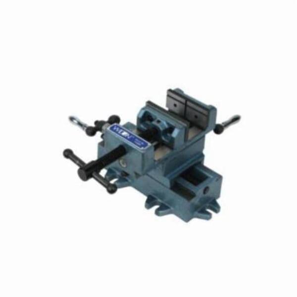 Wilton WL9-11695 Cross Slode Drill Press Vise, 5 in Jaw Opening, Cast Iron