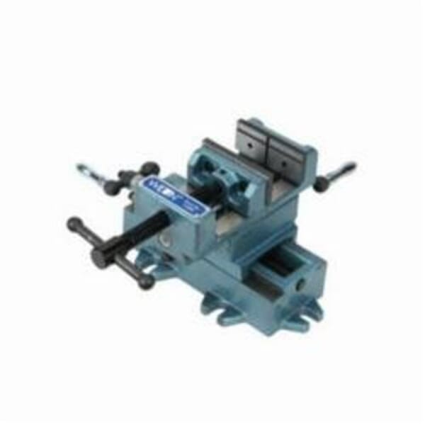 Wilton 11694 Cross Slide Drill Press Vise, 7 in L x 5-3/4 in H, 4 in Jaw Opening, Cast Iron