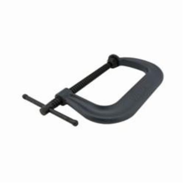 Wilton WL9-14298 Classic 400 Extra Deep Throat Regular Duty C-Clamp, 6-5/16 in D Throat, 2 to 12-1/4 in Clamping, 7/8 in Screw