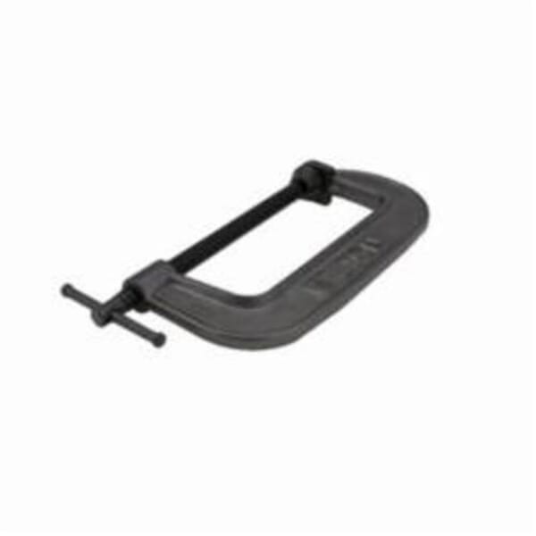 Wilton WL9-22002 540A Light Duty Standard Depth Throat C-Clamp, 1-7/8 in D Throat, 0 to 3 in Clamping, 1/2 in Screw