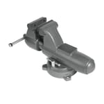 Wilton 28828 Round Channel Combination Pipe and Bench Vise With Swivel Base, 10-1/4 in Jaw Opening, 1/2 to 6 in Pipe, Cast Iron