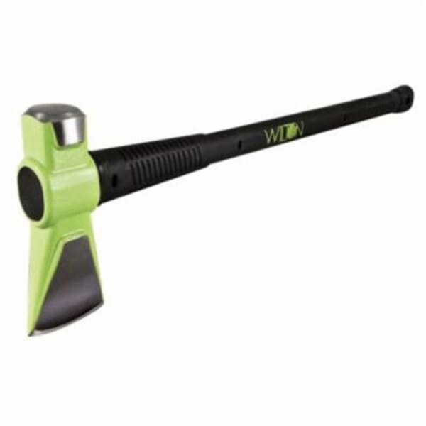 Wilton B.A.S.H 50636 Splitting Maul, 3-1/4 in L, 6 lb Head, 38 in OAL, Vulcanized Rubber Handle